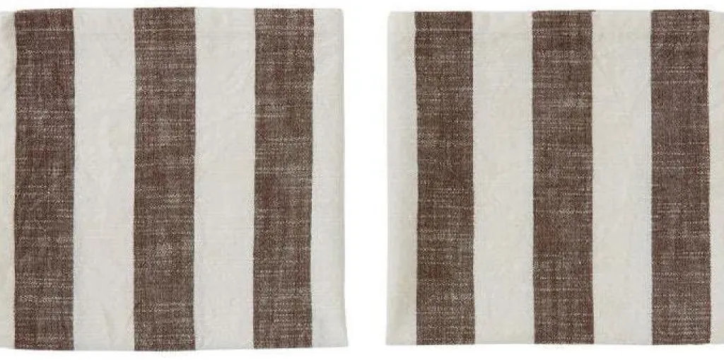 Best Stofserviet 2 stk. 45x45 cm, Choko Servietter