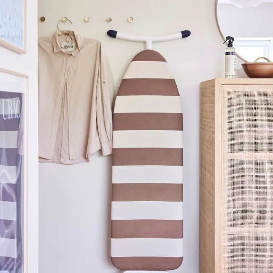 Hot OYOY Toppu Strygebrætsbetræk 48x130 cm, Brown, Offwhite