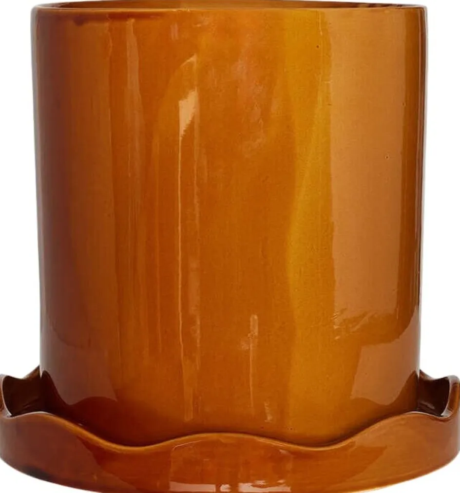 Clearance OYOY Nami Potte m. Underkop H, Amber