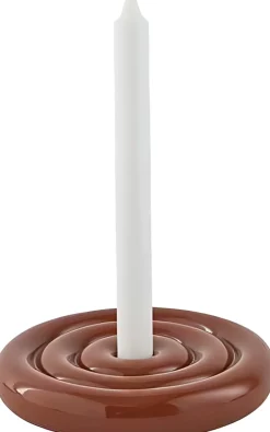 OYOY Lysestager > Savi Lysestage H2,5 cm, Nutmeg