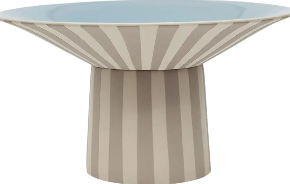 OYOY Toppu Centerpiece ?30 cm, Clay/Ice Blue