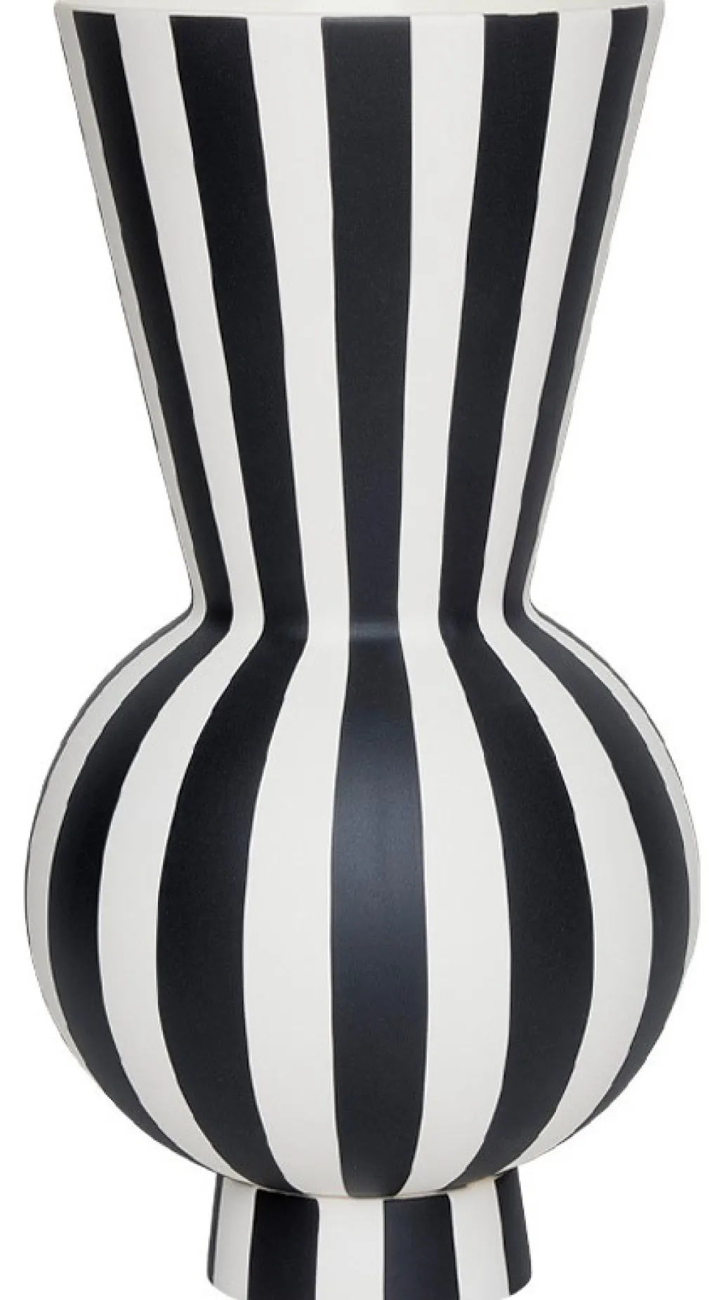 New Toppu Vase H28 cm, Hvid/Sort Stue|Vaser