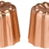Sale Canneléform 4 stk, Kobberfarvet Bageforme