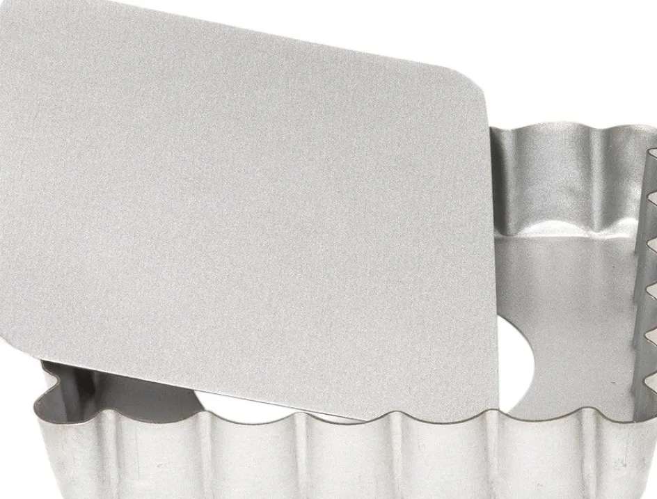 Discount Patisse Silvertop Tærteform m. Løs Bund 10x10 cm, Stål