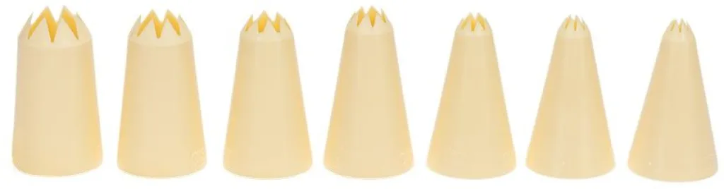 Patisse Bageredskaber|Bageredskaber > Tyllesæt 7 stk, Plastik