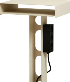 Clearance Pedestal Sidekick Sidebord H66 cm, Pearl