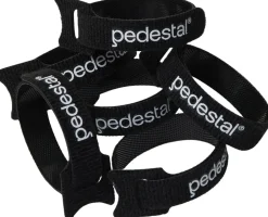 Hot Pedestal Velcro Ties 6 stk. 20 cm, Sort