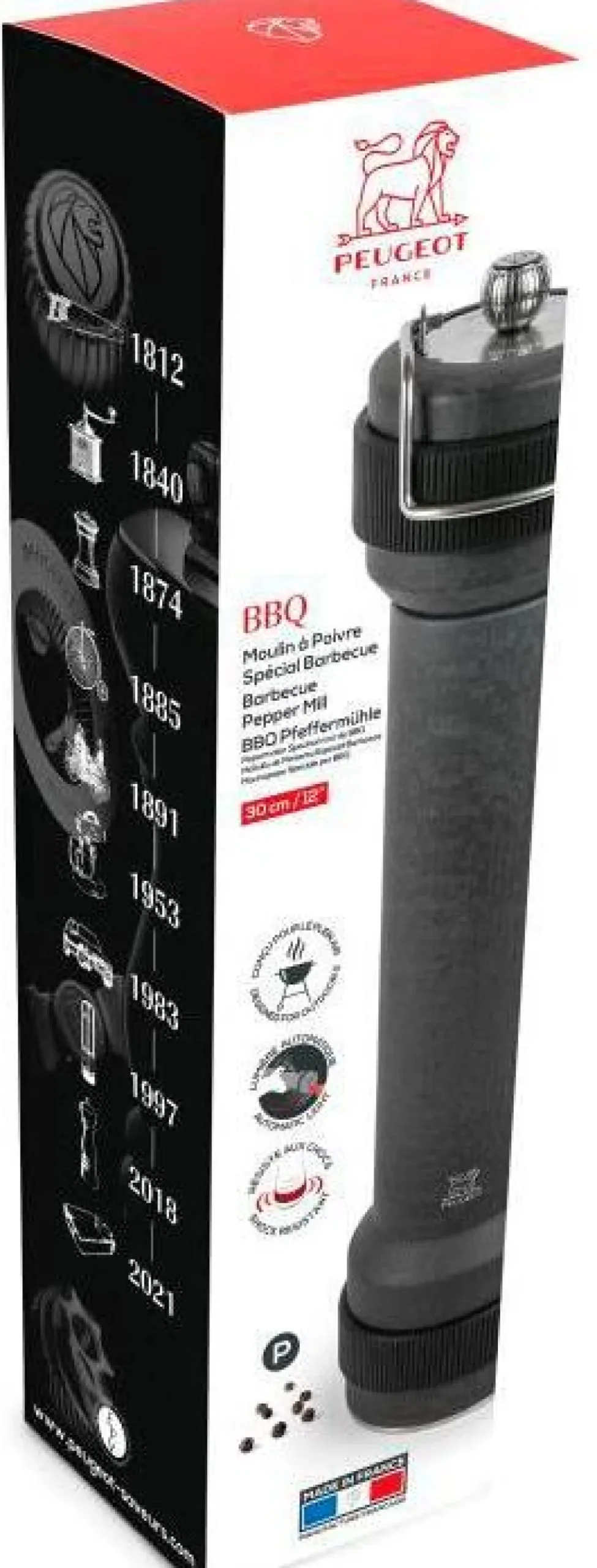 Peugeot Salt Og Peber|Salt Og Peber > BBQ Peberkværn 30 cm, Antracitgrå Natur