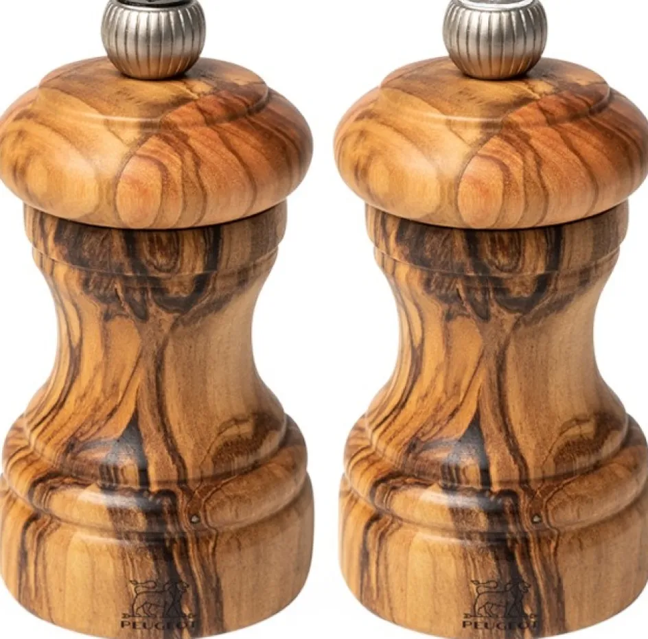 Online Peugeot Bistro Salt- og Peberkværnsæt 10 cm, Oliventræ
