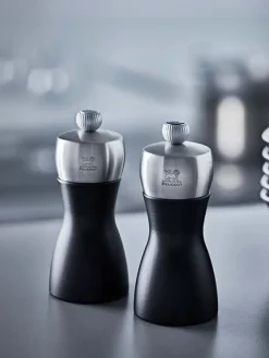 New Peugeot Fidji Salt- og Peberkværnsæt 15 cm, Sort/Stål