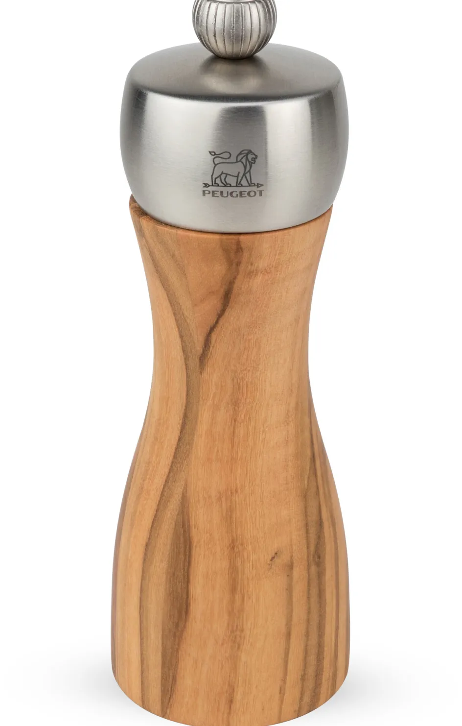 Outlet Peugeot Fidji Saltkværn 15 cm, Oliventræ/Stål