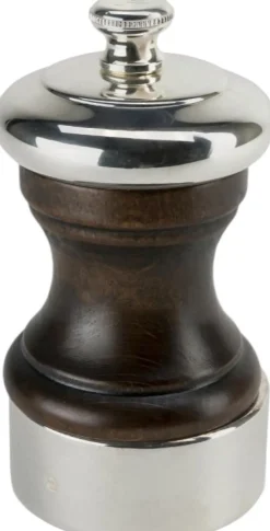 Best Peugeot Palace Saltkværn 10 cm, Chokolade/Sølv
