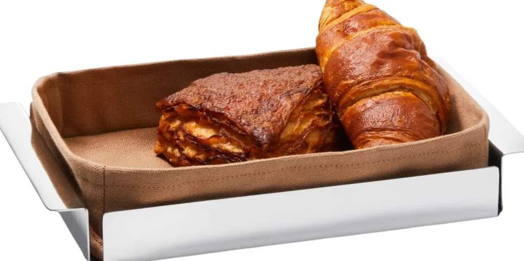 Outlet A TAVOLA Brødkurv 16x25 cm, Blankt Stål Brødkurve|Spisestue