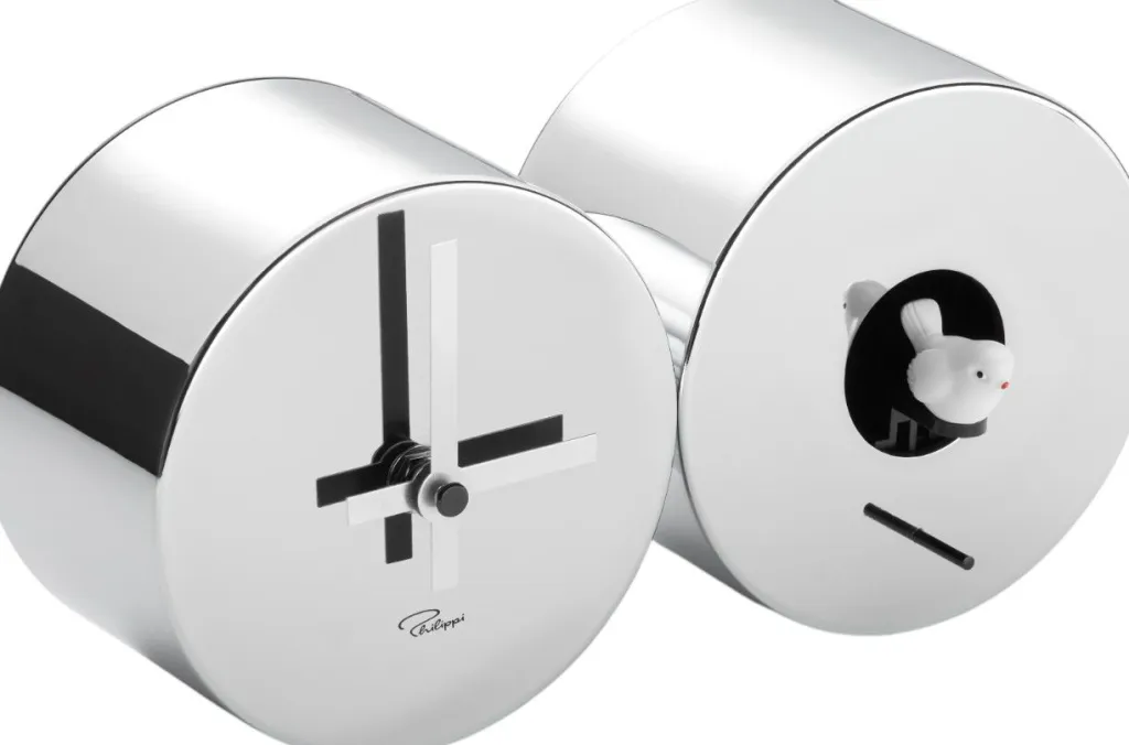 Philippi Ure Og Vejrstationer > CUCULO Cuckoo Vægur 24 cm, Krom