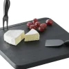 New FORMAGE Osteknive m. Skærebret 4 Dele, Sort Serveringsbestik|Skærebrætter Og Serveringsbrætter