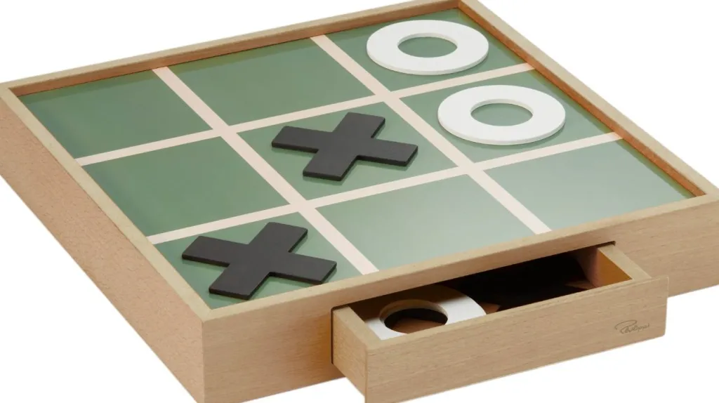 Online GIOVANNI Backgammon/TicTacToe 30x30 cm Spil