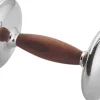 Philippi Stue|Velvære > STUDIO Designer-håndvægt 18 cm, Blankt Stål/Rosentræ