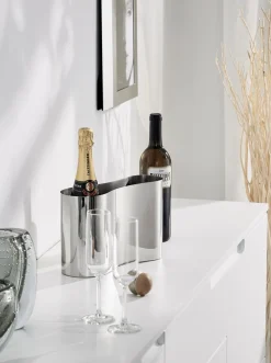 New VALERIE Vinkøler H18 cm, Blankt Stål Champagne- Og Vinkølere