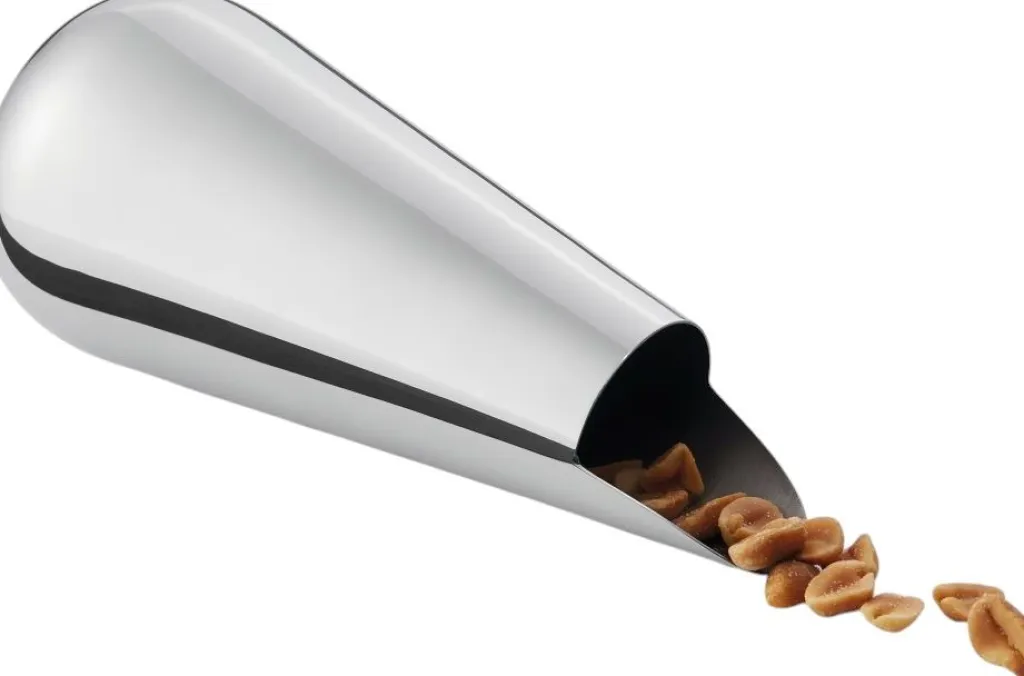 Philippi Mælkekander > VERSO Nødde dispenser 17 cm, Blankt Stål