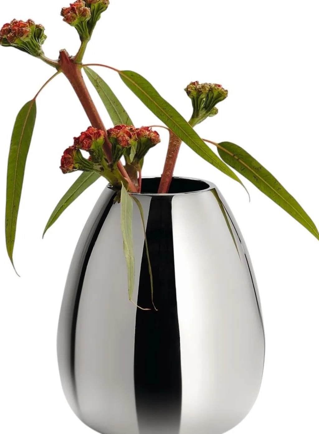 Philippi Stue|Vaser > ANAIS Vase H, Blankt Stål