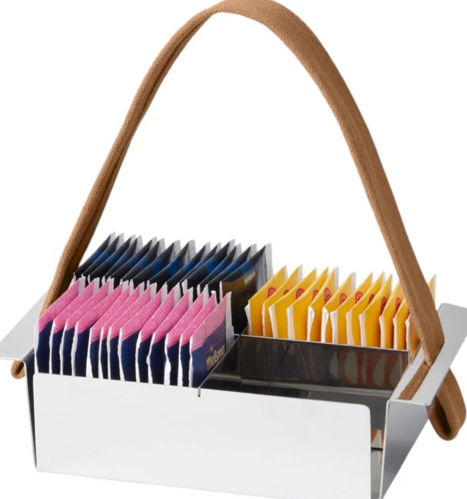 Discount Philippi A TAVOLA Bord-Caddy H6 cm, Blankt Stål