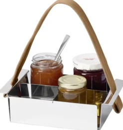Discount Philippi A TAVOLA Bord-Caddy H6 cm, Blankt Stål