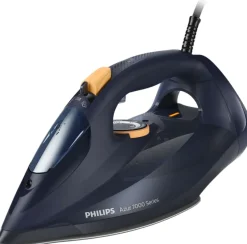Discount Philips 7000 Series HV Dampstrygejern, Blå/Gul