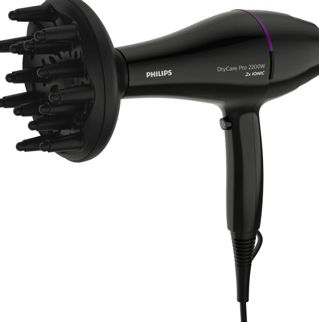 Sale DryCare Professionel Hårtørrer 2200W, Sort Hårtørrere|Personlig Pleje