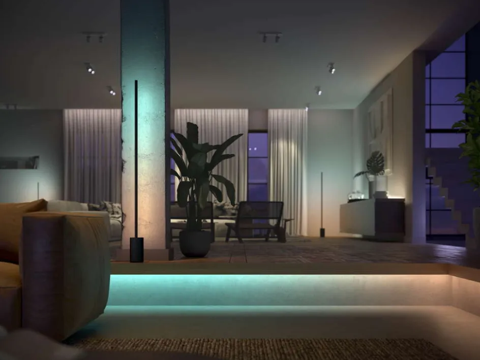 Discount Philips hue Ambiance Gradient LED Strip Forlænger 100 cm, Hvid