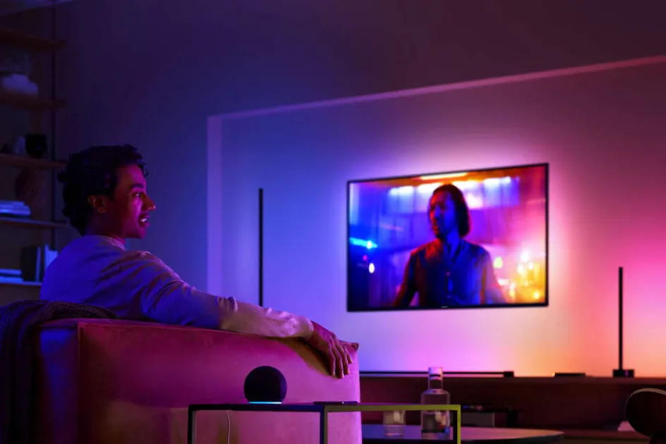 Discount Philips hue Ambiance Gradient LED Strip Forlænger 100 cm, Hvid