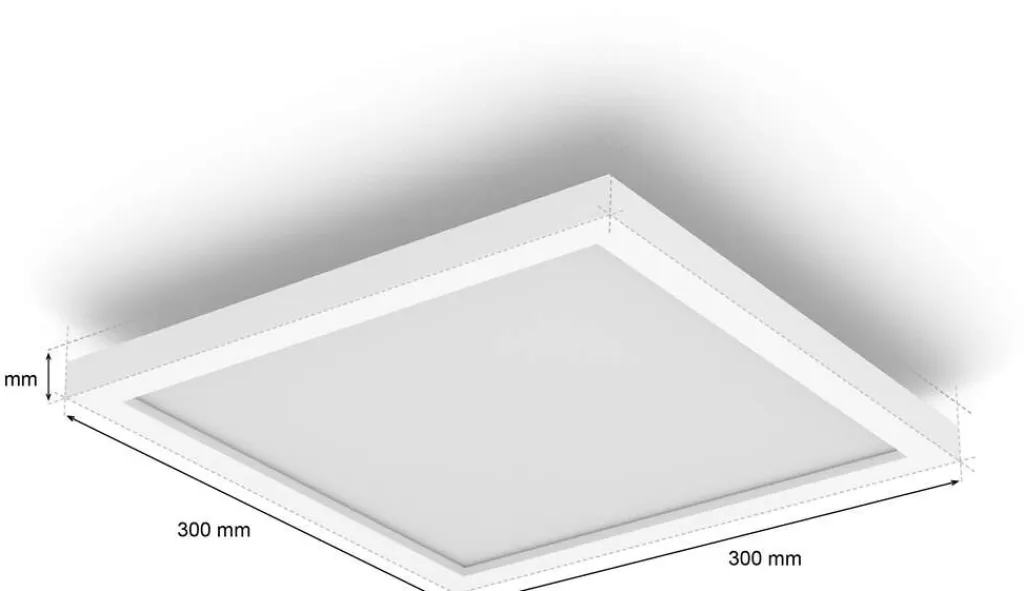 Surimu Panellampe 30 cm, Hvid Smart Home|Smart Loftlamper Og Pendler