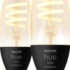 Best Philips hue White Ambiance Filament Kertepærer E15 2 stk. Ø3,9 cm