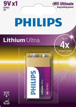 Outlet Lithium Ultra 9V-batteri Batterier
