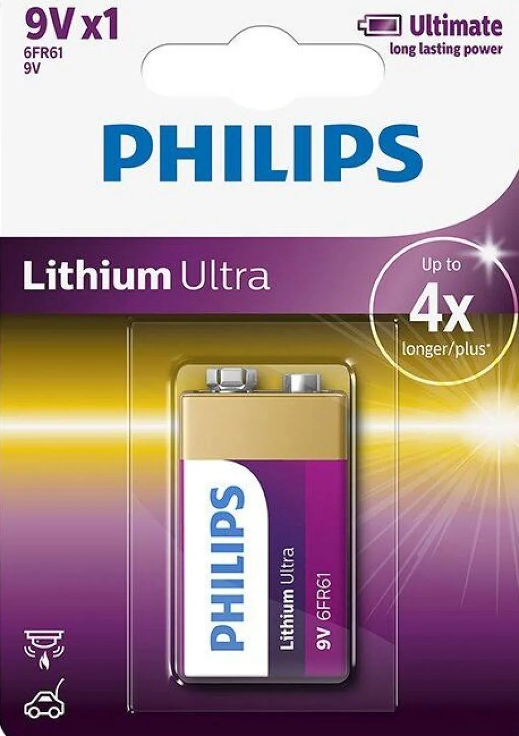 Outlet Lithium Ultra 9V-batteri Batterier