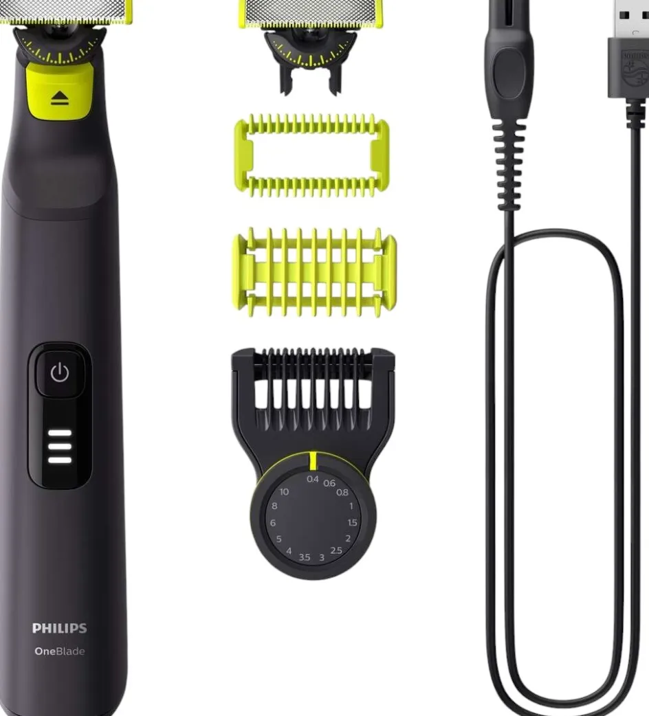 Discount Philips Oneblade Kam 14 mm, Sort