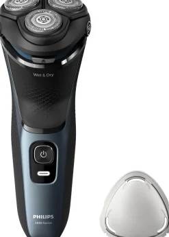 Clearance Philips Series 3000 Barbermaskine, Mørkeblå