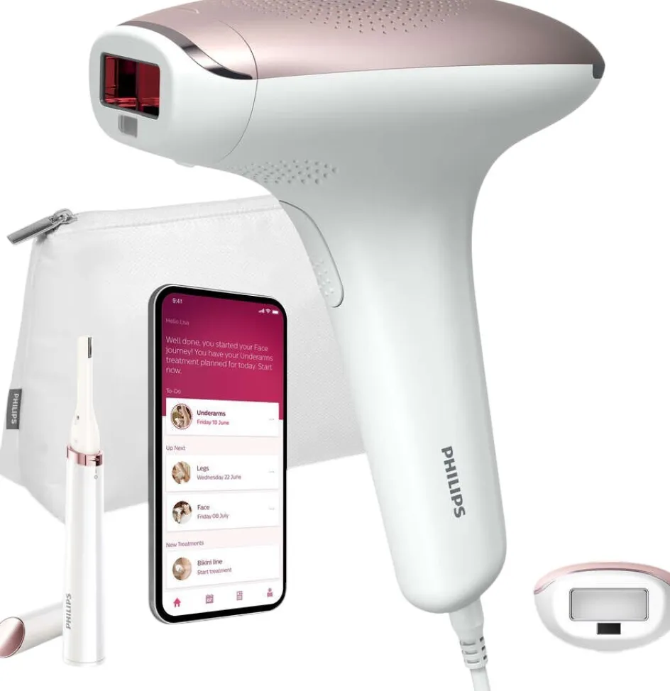 Discount Philips Series 7000 IPL-hårfjerningsenhed, Hvid