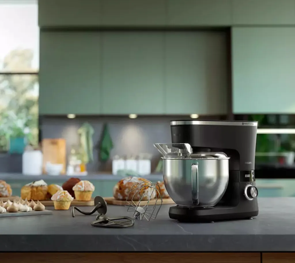Philips Røremaskiner Og Tilbehør|Røremaskiner > Series 7000 Køkkenmaskine 5,5 L, Sort