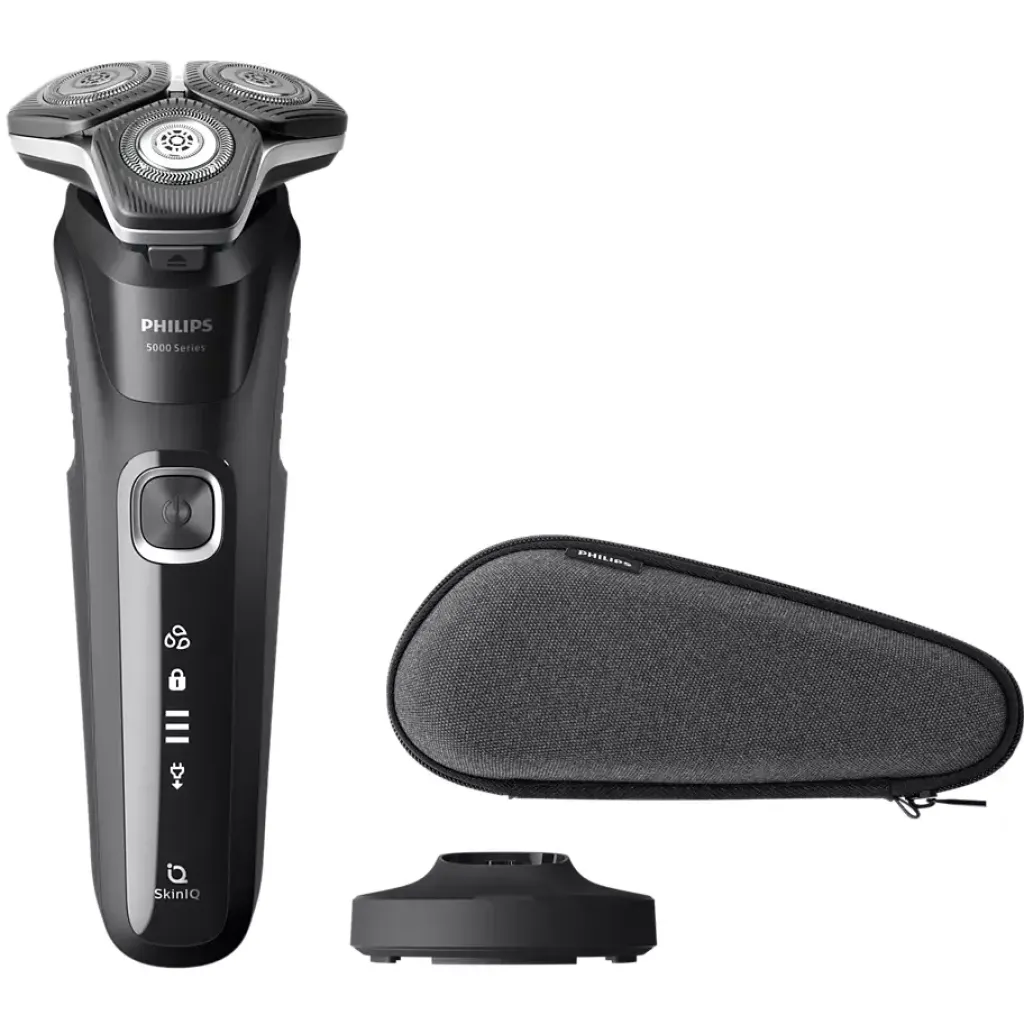 New Series 5000 Wet and Dry Barbermaskine m. Etui, Sort Barbering