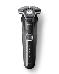 New Series 5000 Wet and Dry Barbermaskine m. Etui, Sort Barbering