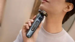 Philips Barbering > Series i9000 Elektrisk Shaver m. SkinIQ til Våd- og Tør Barbering, Dueblå