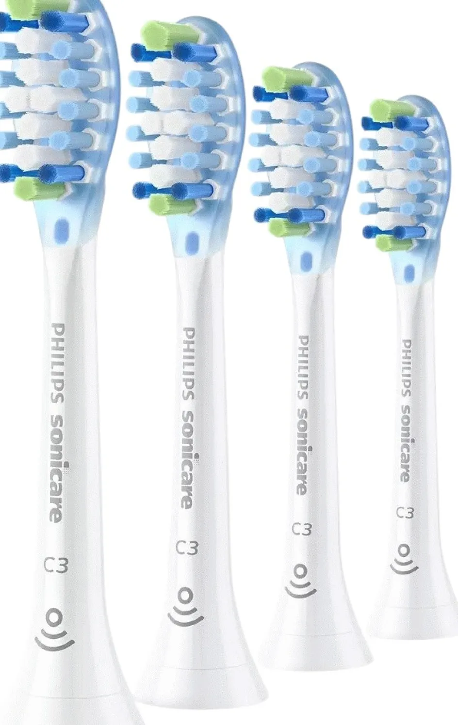 Online Philips Sonicare C3 Premium Plaque Defence Tandbørstehoved 4 stk, Hvid
