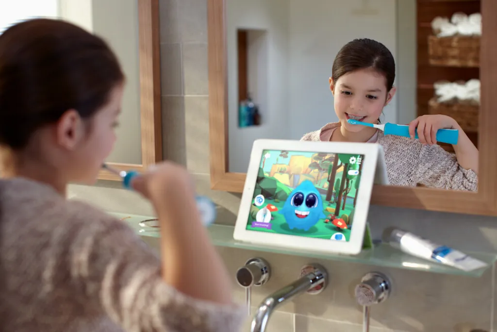 New Sonicare Kids Elektrisk Tandbørste, Aqua Elektriske Tandbørster