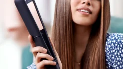 Philips StraightCare Essential ThermoProtect Glattejern, Sort/Lyserød