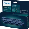 Philips Øvrig Rengøring > Udskiftningsbørster t. AquaTrio 2 stk, Blå