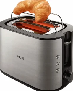 Sale Viva Collection Brødrister m. 2 Skiver Bredbrødholder, Rustfrit Stål Brødristere Og Bordgrill