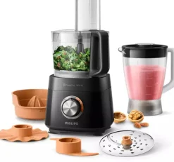 Clearance Philips Viva Collection Kompakt Foodprocessor 1,5 L, Sort