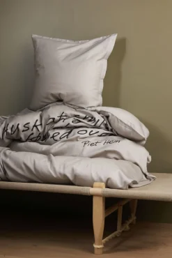 Online Sengesæt Husk At Smile , Soft Grey Soveværelse|Soveværelsestekstiler