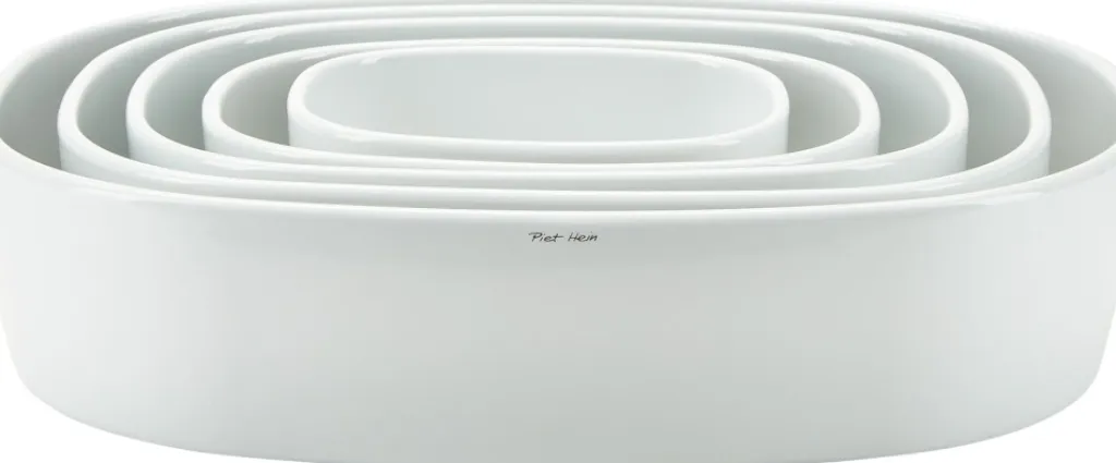 Piet Hein Spisestue|Fade > Superellipse Fad , Hvid