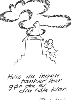 Best Piet Hein Vandglas m. Gruk Hvis du ingen/Husk de tre 2 stk. 25 cl